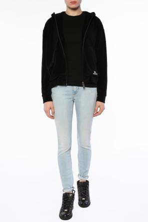 Welurowa bluza z kapturem, zdjęcie 2 Welurowa bluza z kapturem od Dsquared2